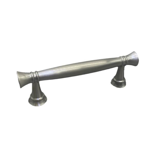 Brainerd Flared Edge 3″ Satin Nickel Rectangular Bar Pull Lot Of 5 {HH} - Picture 1 of 9